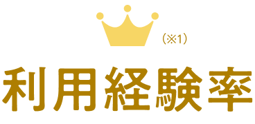 利用経験率